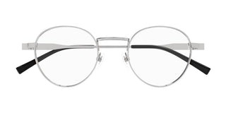 Gucci GG1877O men Ruthenium Round Eyeglasses