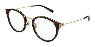 Gucci GG1885OA women Havana Round Eyeglasses