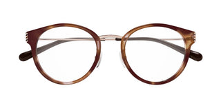 Gucci GG1885OA women Havana Round Eyeglasses