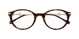 Gucci GG1904OJ women Havana Round Eyeglasses