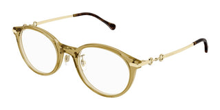 Gucci GG1904OJ women Yellow Round Eyeglasses