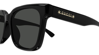 Gucci Gg 1175sk Unisex Black Squared Sunglasses