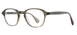 Garrett Leight GILBERT unisex Green Geometric Eyeglasses