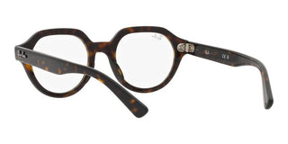 Ray-Ban GINA RX 7214 unisex Brown Geometric Eyeglasses