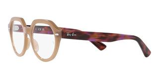 Ray-Ban GINA RX 7214 unisex Brown Geometric Eyeglasses