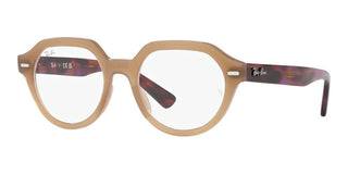 Ray-Ban GINA RX 7214 unisex Brown Geometric Eyeglasses