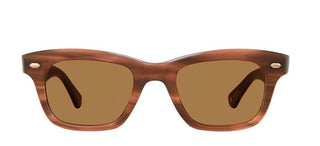 Garrett Leight GROVE SUN unisex Havana Squared Sunglasses