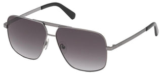 Guess Gu00026 Men Ruthenium Geometric Sunglasses