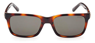 Guess Gu00066 Unisex Havana Geometric Sunglasses