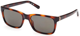 Guess Gu00066 Unisex Havana Geometric Sunglasses