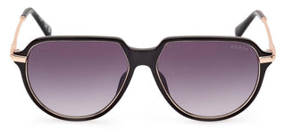 Guess Gu00068 Unisex Black Round Sunglasses