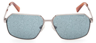 Guess Gu00071 Unisex Grey Geometric Sunglasses