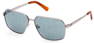 Guess Gu00071 Unisex Grey Geometric Sunglasses