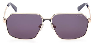 Guess Gu00071 Unisex Gold Geometric Sunglasses