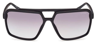 Guess Gu00076 Men Black Geometric Sunglasses