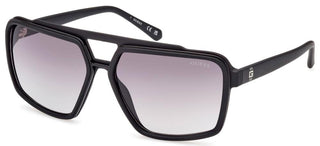 Guess Gu00076 Men Black Geometric Sunglasses