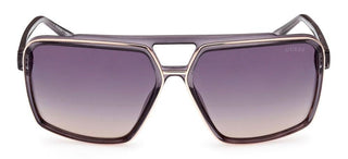 Guess Gu00076 Men Grey Geometric Sunglasses