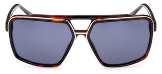 Guess Gu00076 Men Havana Geometric Sunglasses