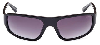 Guess Gu00080 Unisex Black Geometric Sunglasses