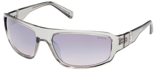 Guess Gu00080 Unisex Grey Geometric Sunglasses