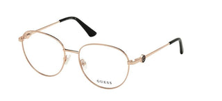 Guess Gu2756 Unisex Rose Gold Geometric Eyeglasses