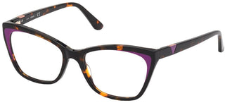 Guess Gu2811 Women Havana Cat Eye Eyeglasses