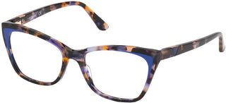 Guess Gu2811 Women Blue Cat Eye Eyeglasses