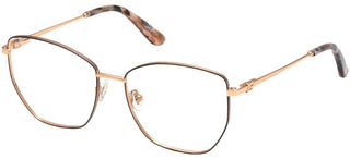 Guess Gu2825 Women Rose Gold Butterfly Eyeglasses