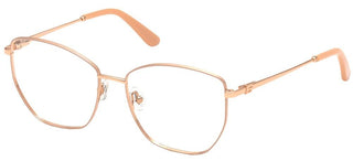 Guess Gu2825 Women Rose Gold Butterfly Eyeglasses