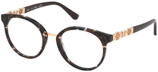 Guess Gu2834 Women Havana Round Eyeglasses