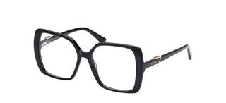 Guess Gu2876 Unisex Black Geometric Eyeglasses