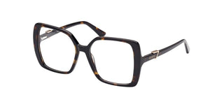 Guess Gu2876 Unisex Havana Geometric Eyeglasses