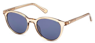 Guess Gu5216 Unisex Yellow Round Sunglasses