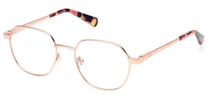 Guess Gu5222 Unisex Rose Gold Geometric Eyeglasses