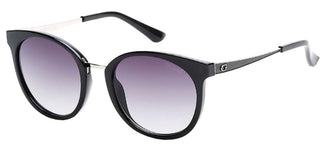 Guess Gu7459 Women Black Round Sunglasses