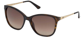 Guess Gu7502 Women Havana Cat Eye Sunglasses