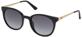 Guess Gu7503 Women Black Round Sunglasses