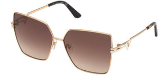 Guess GU7733 women Rose gold Butterfly Sunglasses