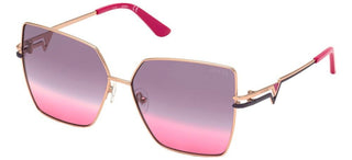 Guess GU7733 women Rose gold Butterfly Sunglasses