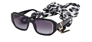 Guess GU7817 unisex Black Geometric Sunglasses