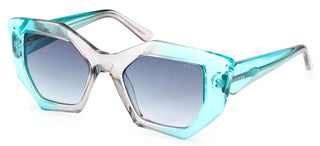 Guess GU7897 unisex Blue Geometric Sunglasses