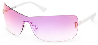 Guess GU8287 unisex White Shield Sunglasses