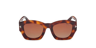 Tom Ford GUILLIANA FT 1083 unisex Havana Geometric Sunglasses