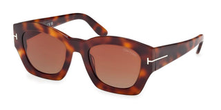 Tom Ford GUILLIANA FT 1083 unisex Havana Geometric Sunglasses