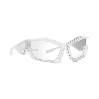 GIVENCHY GV40049U men Transparent Geometric Sunglasses