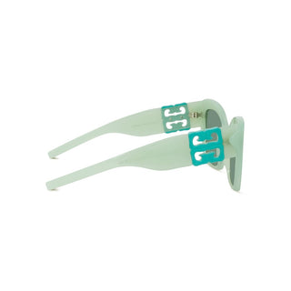 GIVENCHY GV40096U women Green Squared Sunglasses