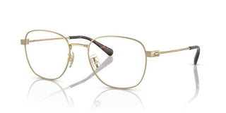 Coach HC 5163 men Gold Geometric Eyeglasses