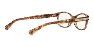 Coach HC 6065 women Havana Geometric Eyeglasses