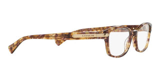 Coach HC 6065 women Havana Geometric Eyeglasses