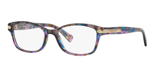 Coach HC 6065 women Blue Geometric Eyeglasses